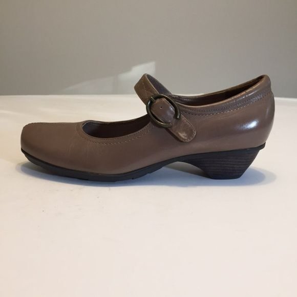 Abeo BIO System Womens Nadine Mary Jane Comfort Shoes Tan Leather size 8N Narrow - Picture 6 of 15